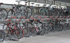 steel rack for cycle shop