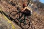 Picture of a Biker crossing a hurdle in a Bike Race organized by Event organizers named Kiyoh